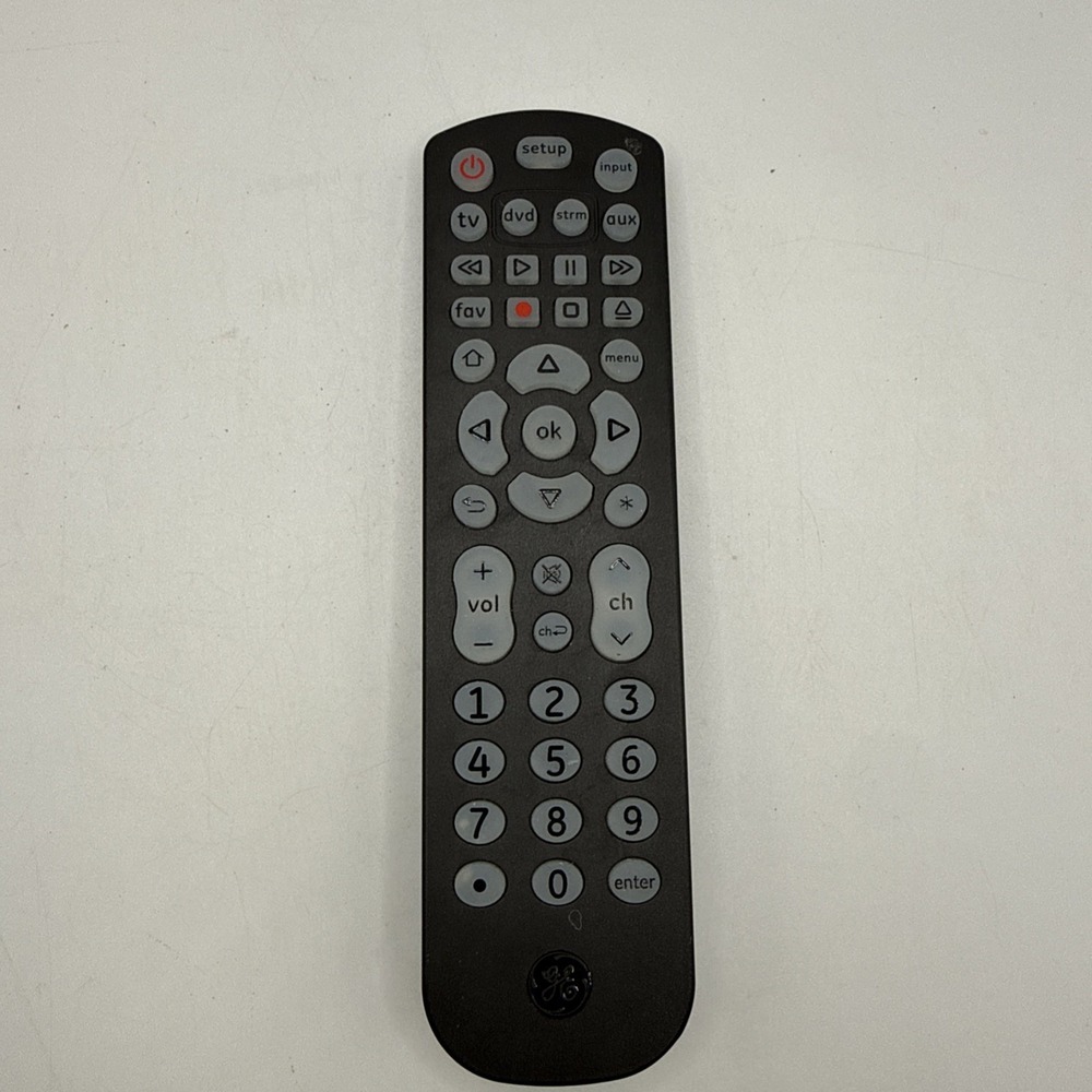 GE TV Remote Replacement 7252 37607 CL4 1722 Black‎ Multi Function